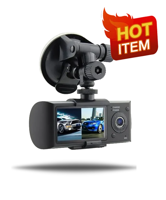 R300 กล้องวีดีโอคู่ติดรถ HD DVR
เปิดประสบการณ์แห่งสุดยอดนวัตกรรมความปลอดภัยของโลกอนาคต HD DVR R300 Dual Camera Car Video Recorder กล้องถ่ายวิดีโอติดหน้ารถสำหรับบันทึกวีดีโอ อัดเสียง และตัวจับการเคลื่อนไหว ขนาดเบา เล็กจิ๋วติดตั้งง่ายกับกระจกหน้ารถ ให้คุณพกพาความปลอดภัย และคุณภาพไปได้ทุกที่ เหมาะอย่างยิ่งกับทุกทริป ทุกการเดินทางที่ไปกับรถยนต์ ไม่ว่าจะขึ้นเหนือ ล่องใต้ เลี้ยวไปภาคอีสาน หรือทัวร์ไปภาคตะวันออก ก็พร้อมจะบันทึกทุกภาพเหตุการณ์

คุณสมบัติ

กล้อง 2 กล้อง พร้อม GPS
HD DVR R300 Dual Camera Car Video Recorder กล้องติดรถ 2 กล้อง รับภาพหน้า-หลัง พร้อม GPS Logger with 3D G-Sensor ติดตั้งภายนอกตัวรถจะจับสัญญาณไวมากขึ้น และ Sync. เวลาโดยตรงจากดาวเทียม ไม่ต้องตั้งเวลาให้ยุ่งยาก เมื่อจับสัญญาณดาวเทียมได้ จะแสดงความเร็วรถและทิศทางที่มุ่งหน้าด้วย สามารถบันทึกเหตุการณ์ไปพร้อมกับพิกัดตำแหน่งของภาพ และยังมี G-Sensor ช่วยจับ ตรวจแรงกระแทก เพื่อป้องกันการทับของไฟล์ภาพขณะเกิดเหตุการณ์สำคัญ เพื่อเป็นหลักฐานขณะเกิดอุบัติเหตุ หรือโดนชนแล้วหนี เพื่อเป็นหลักฐานเอาผิดกับคู่กรณีได้ ระบบทึกผ่าน Micro SD Card รองรับถึง 64GB

บันทึกเสียงได้ หน้าจอ 2.7 นิ้ว
You are spy HD DVR R300 Dual Camera Car Video Recorder มีรูปทรงกระทัดรัดไม่เกะกะบดบังทัศนวิสัย เลนส์หน้ามุมกว้าง 140 องศา เลนส์หลังกว้าง 120 องศา เลนส์หน้ปรับองศาก้อม-เงยได้ เพื่อความสะดวกในการติดตั้ง เก็บภาพทั้งด้านหน้าและภายในรถ (เลือกกล้อง 1, 2 หรือ 1+2 ได้) ปิดการบันทึกเสียงได้ จอภาพในตัว 2.7 นิ้ว ใช้ Software และระบบไฟล์ที่ออกแบบมาเฉพาะ เปิดดูแล้วจะเรียงไฟล์และลำดับเวลาพร้อมแบ่งไฟล์ให้เสร็จ ขนาดไฟล์ภาพ 1280 x 480 เมื่อบันทึก 2 กล้อง 30fps (แบ่งครึ่งฝั่งละ 640 x 480) ขนาดไฟล์